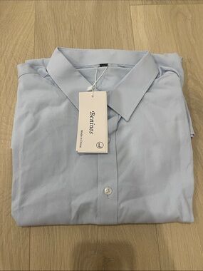 COS Men's Light Blue Dress Shirt - Point Collar